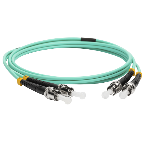 LANMASTER optical patch cord, LSZH, ST/PC-ST/PC, MM